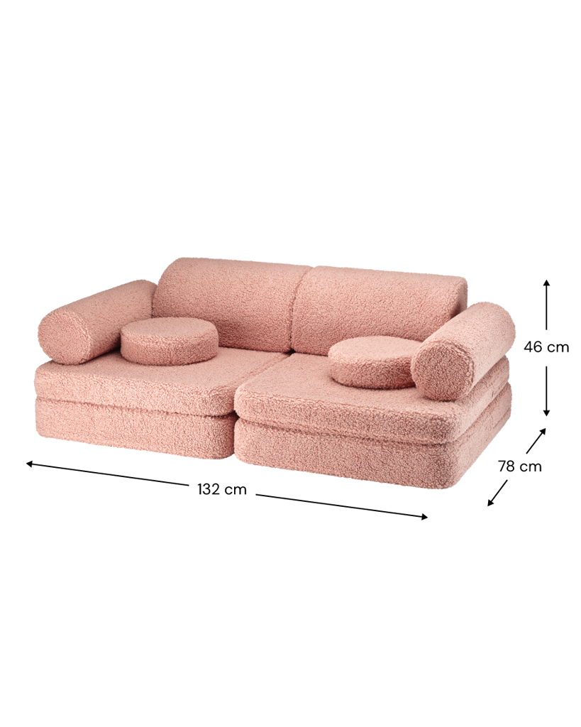 Guava Pink Sofa - Nordic Unique