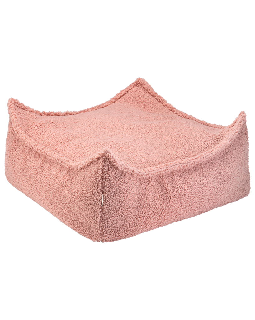 Guava Pink Firkantet Ottoman Skammel