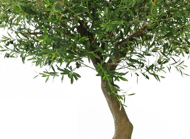 Kunstig oliventræ på 270 cm med oliven