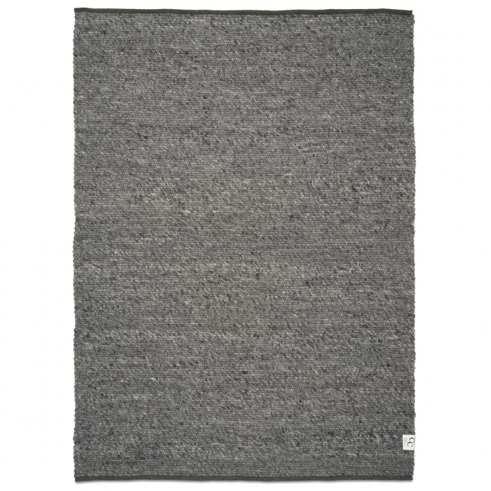 Merino Tæppe 170x230cm - Granit