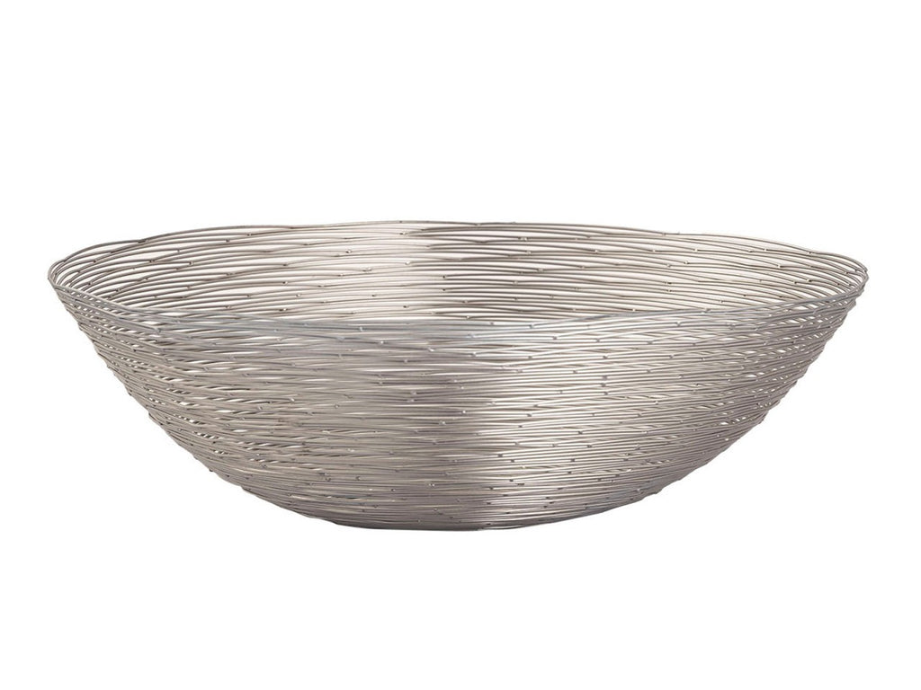 Frugtkurv ø 40 cm H 11 cm sølv - Nordic Unique