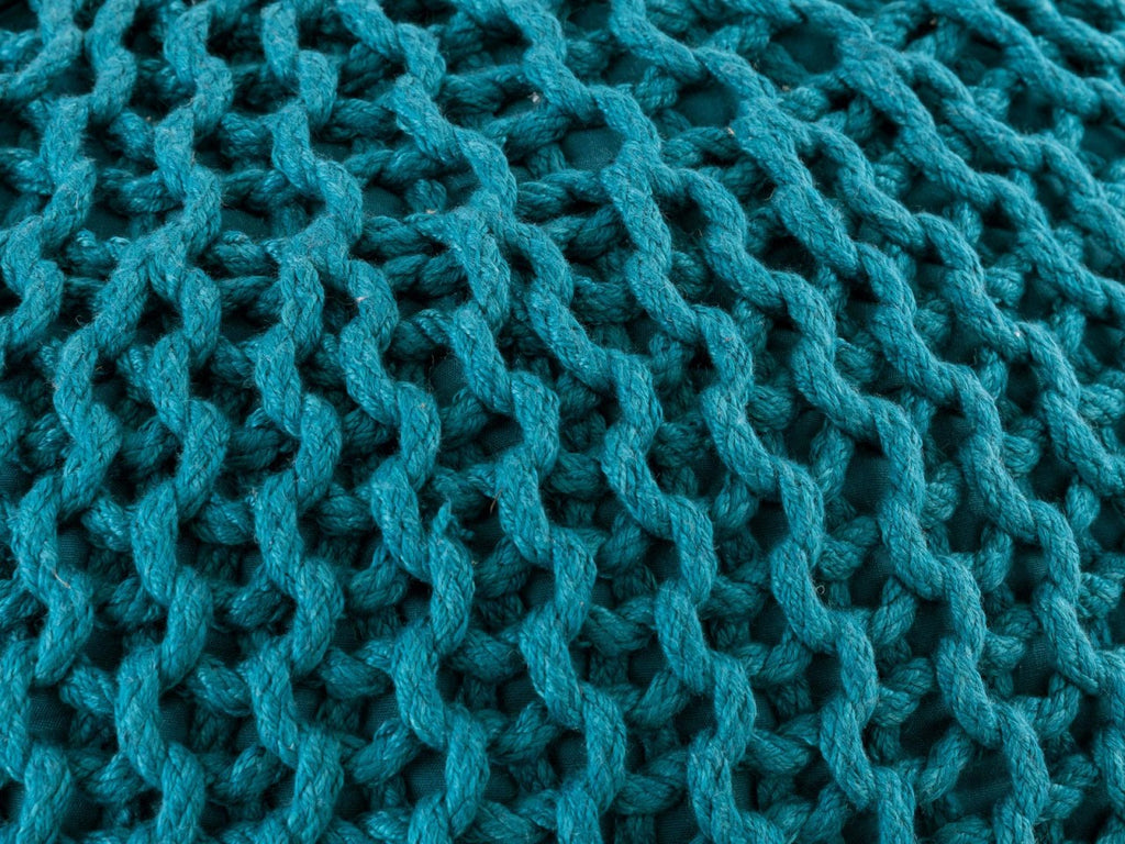 Puf/strikpuf premium Ø45cm 100% vandtæt blå - Nordic Unique