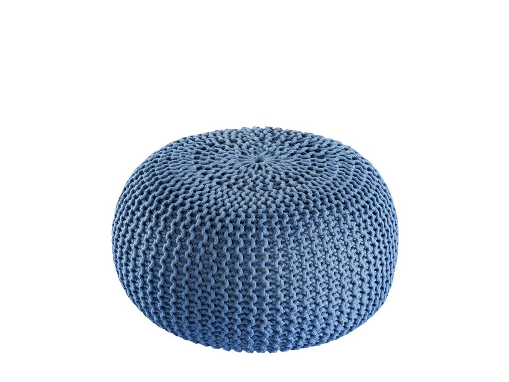 Puf/strikpuf premium Ø45cm 100% vandtæt blå