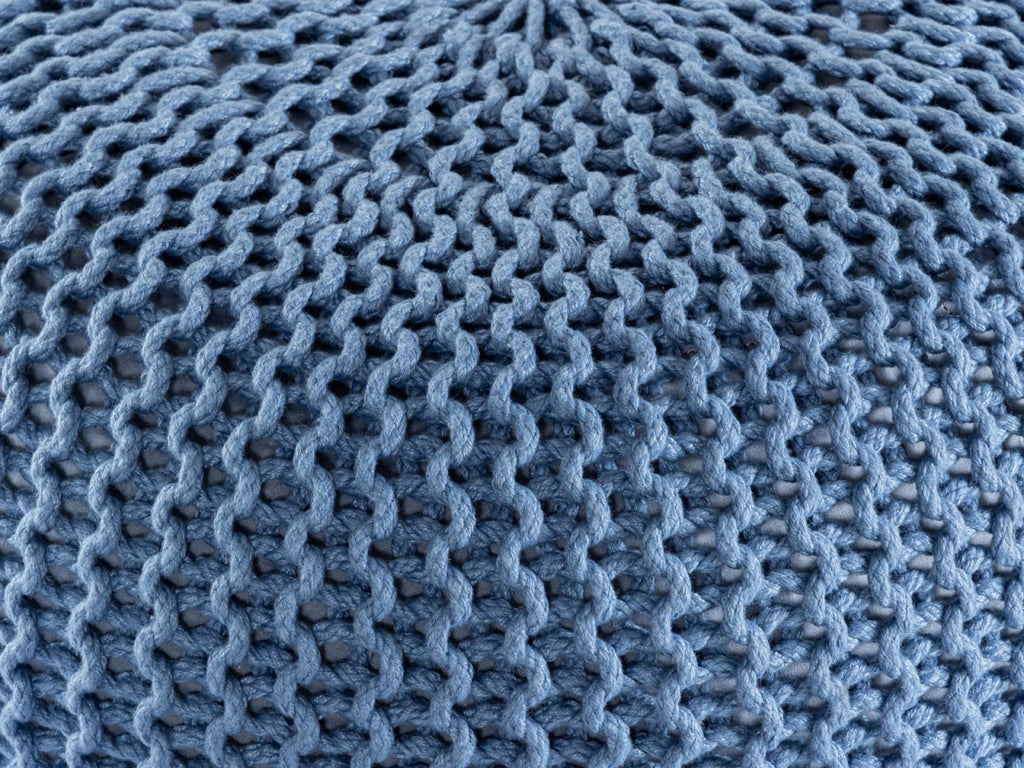 Puf/strikpuf premium Ø45cm 100% vandtæt blå