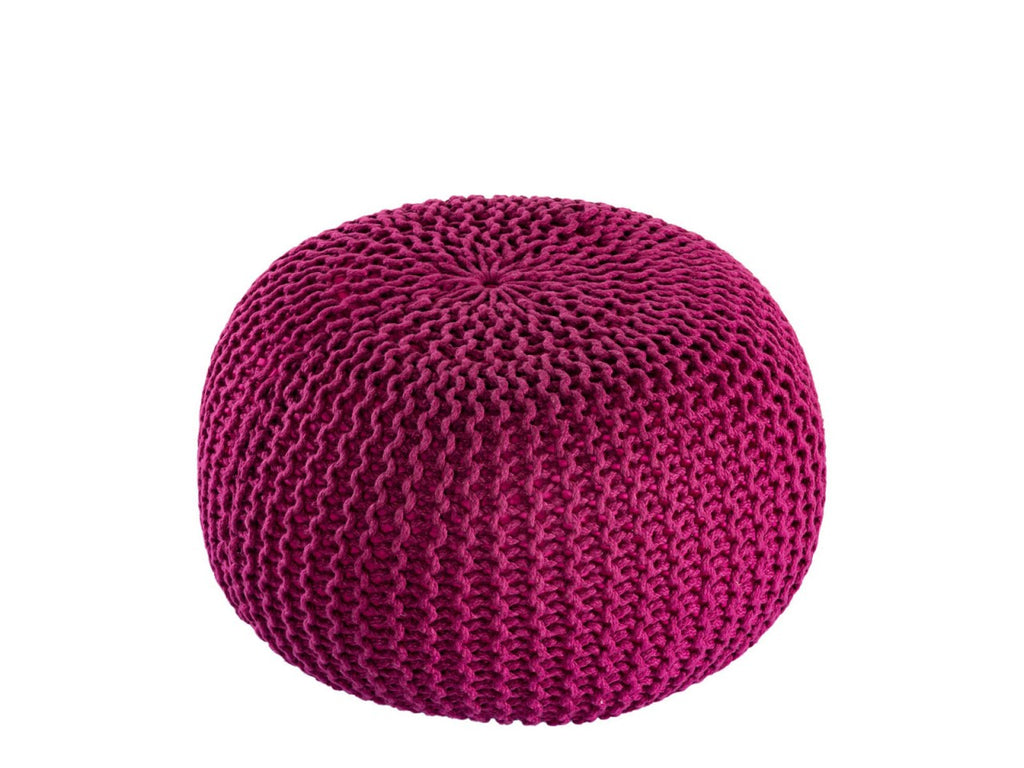 Puf/strikpuf premium Ø45cm 100% vandtæt bordeaux - Nordic Unique