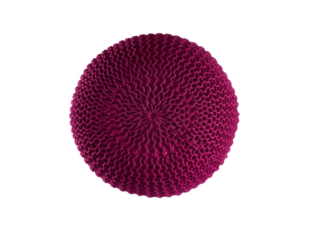 Puf/strikpuf premium Ø45cm 100% vandtæt bordeaux - Nordic Unique