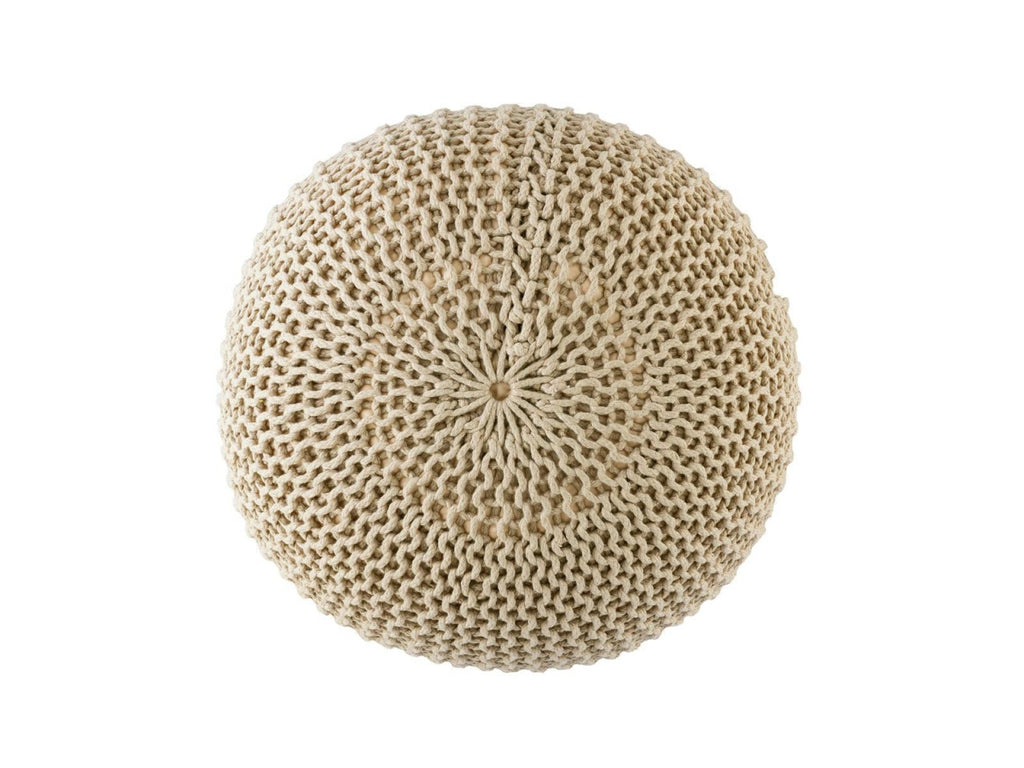 Puf/strikpuf premium Ø45cm 100% vandtæt flødeskum - Nordic Unique