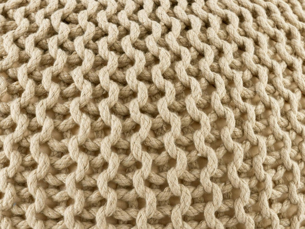 Puf/strikpuf premium Ø45cm 100% vandtæt flødeskum - Nordic Unique