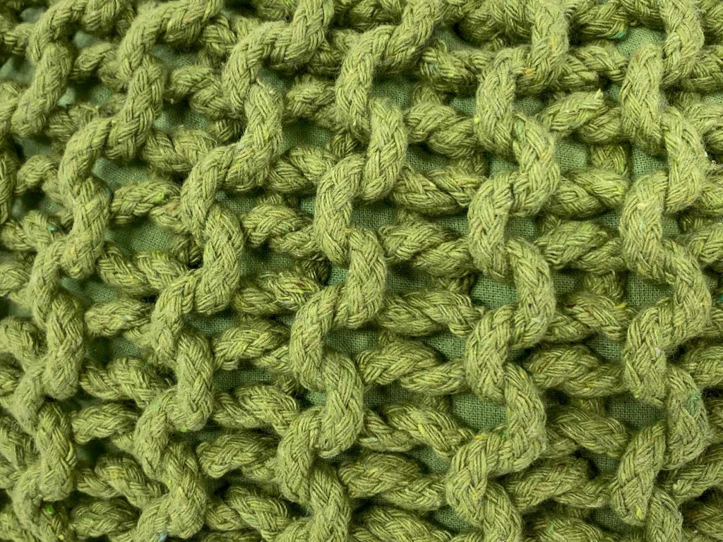 Puf/strikpuf grovstrik Ø55cm sæt med 3 stk. - Nordic Unique