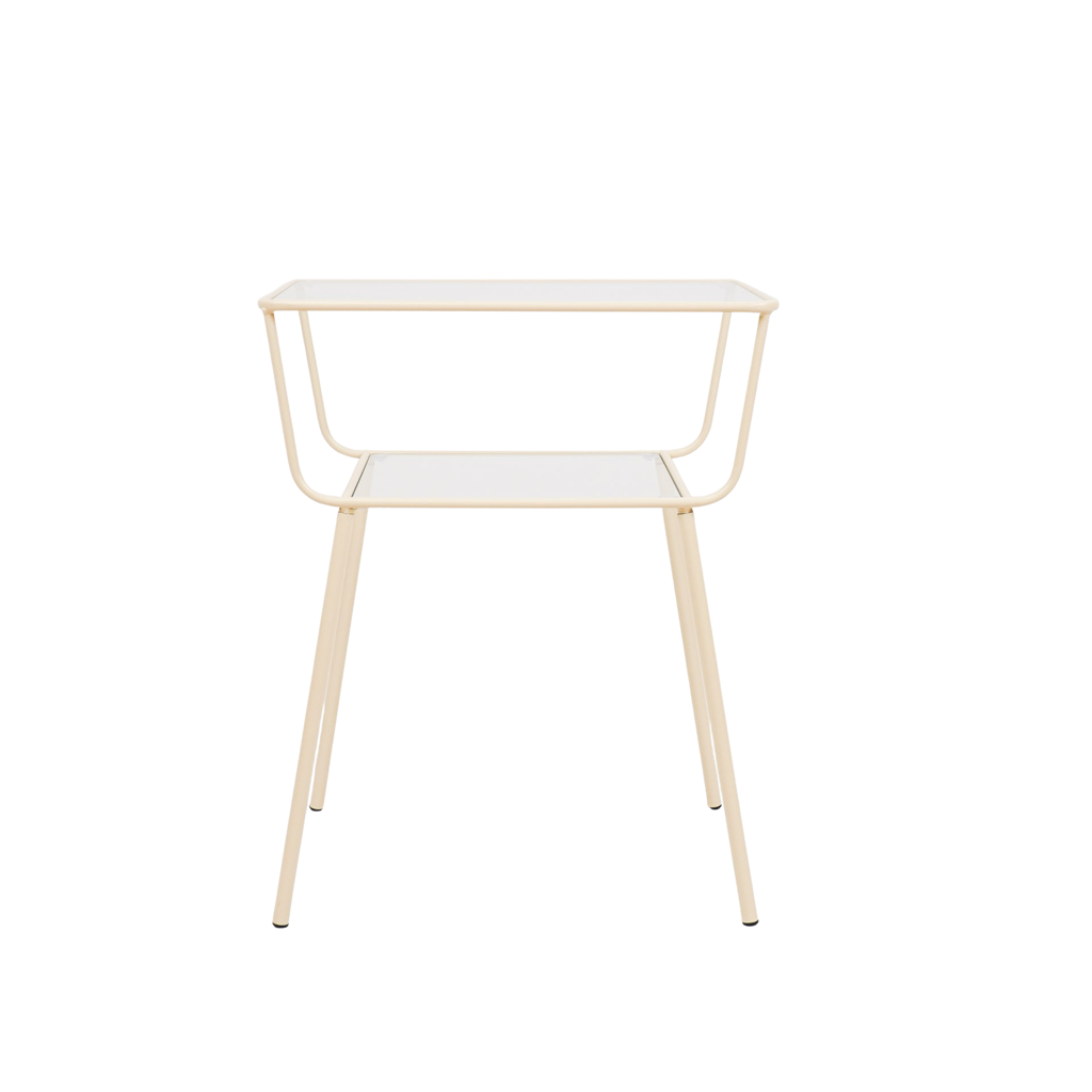 Sidebord / Natbord - Sand - 50x35x60cm