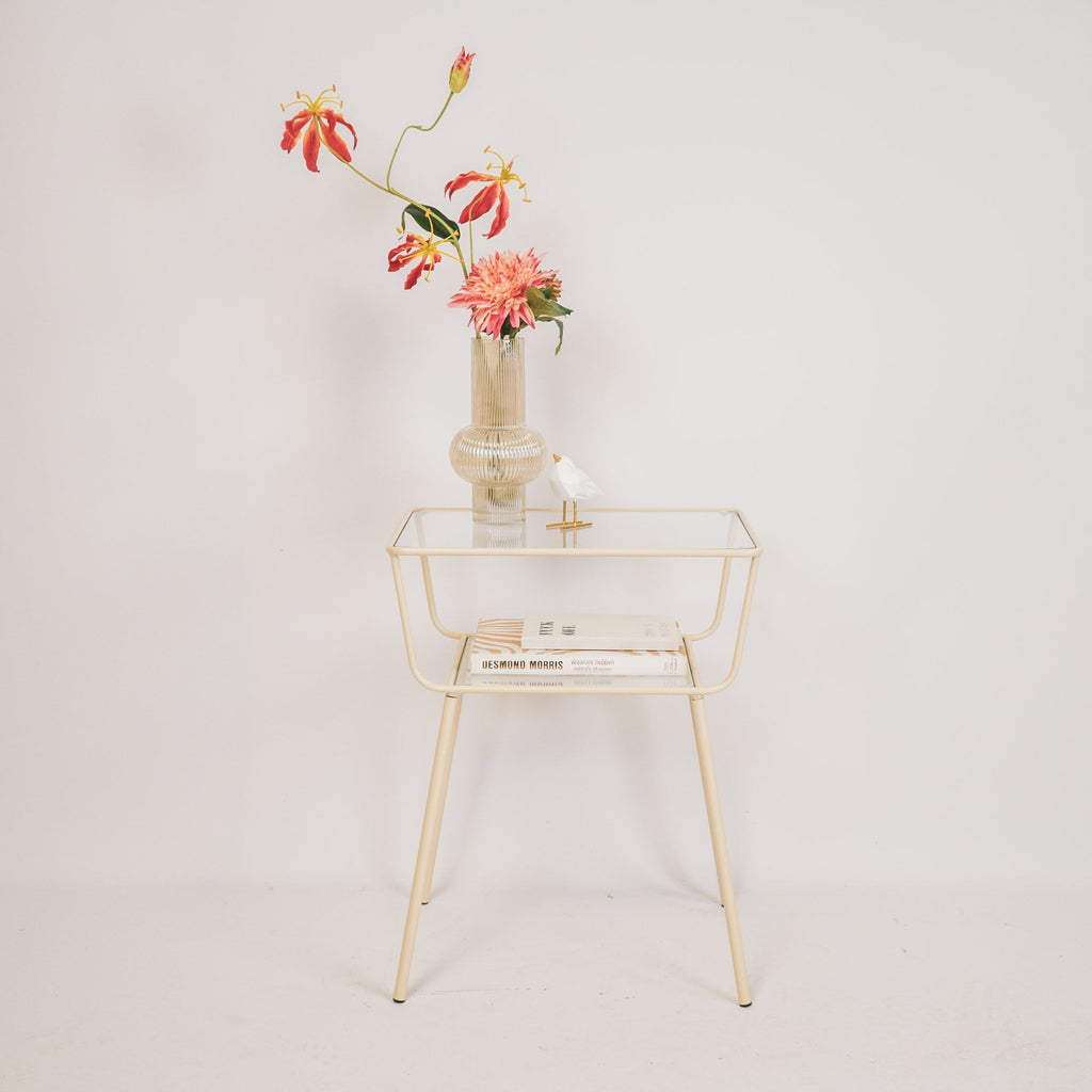 Sidebord / Natbord - Sand - 50x35x60cm