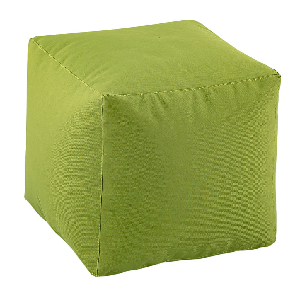 Sæt med sækkestol Ø 70 H 80 cm med skammel, loungestol, gamingstol, Big Bamba, formstabil.