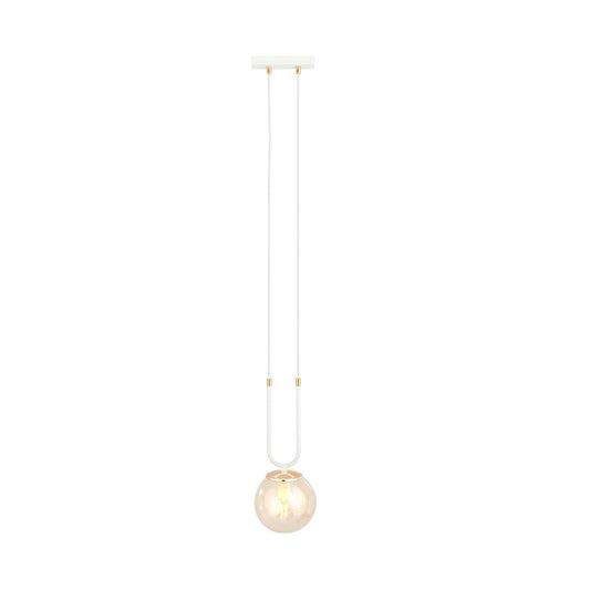 Loftlampe GLAM 1 - Hvid / Rav / Guld - Nordic Unique
