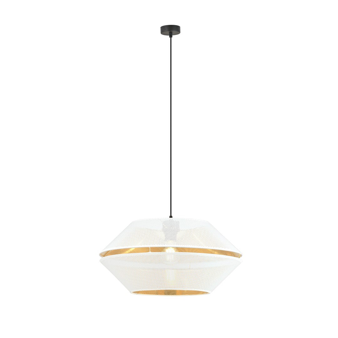 Loftlampe MALIA 1 - Hvid / Guld - Nordic Unique