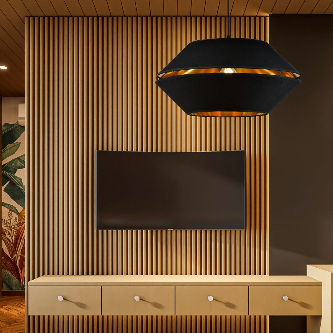 Loftlampe PIANO 1 - Sort / Guld - Nordic Unique