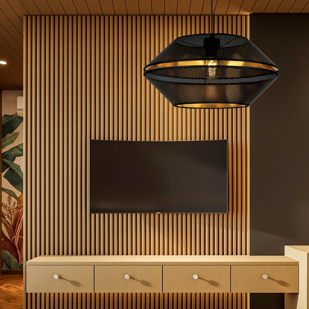 Loftlampe MALIA 1 - Sort / Guld - Nordic Unique