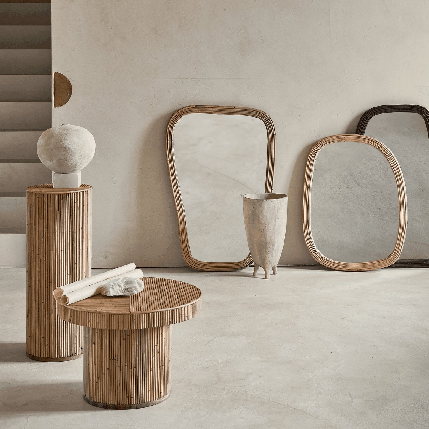 Plantestativ i Rattan - Nordic Unique