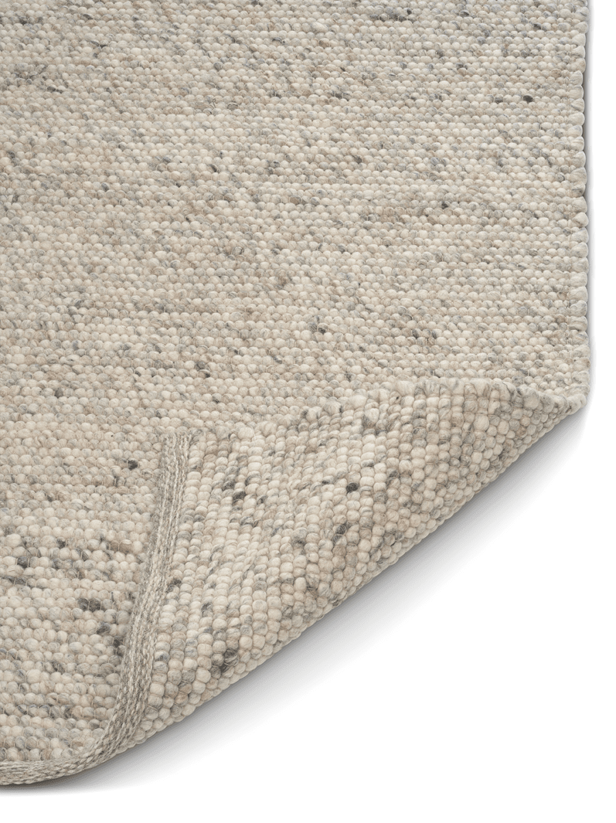 Løber Merino Tæppe 80x250cm - Naturlig Beige