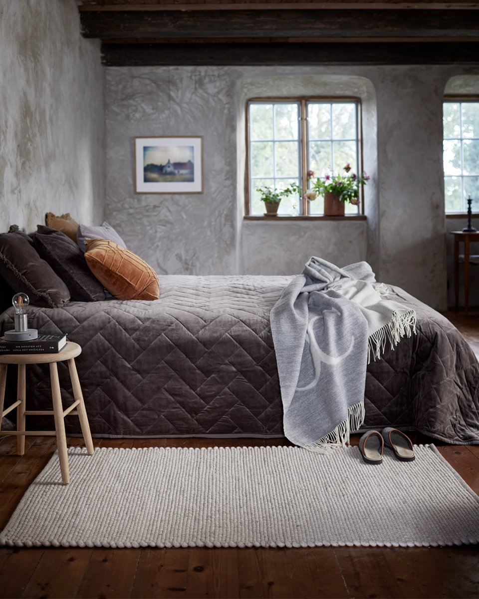 Løber Tæppe Merino 80x150cm - Havre