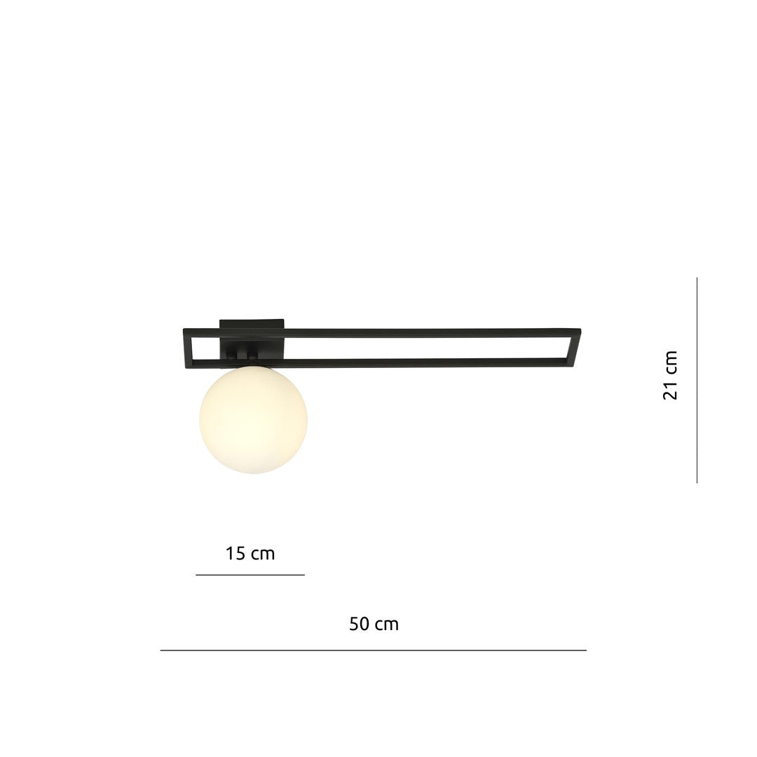 Loftlampe IMAGO 1C - Sort / Hvid - Nordic Unique