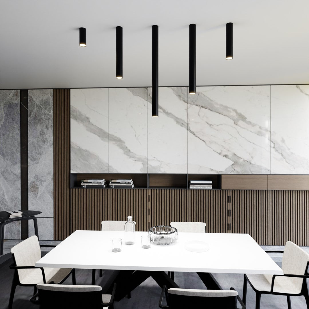 Loftlampe TECNO 1XXL - Sort - Nordic Unique