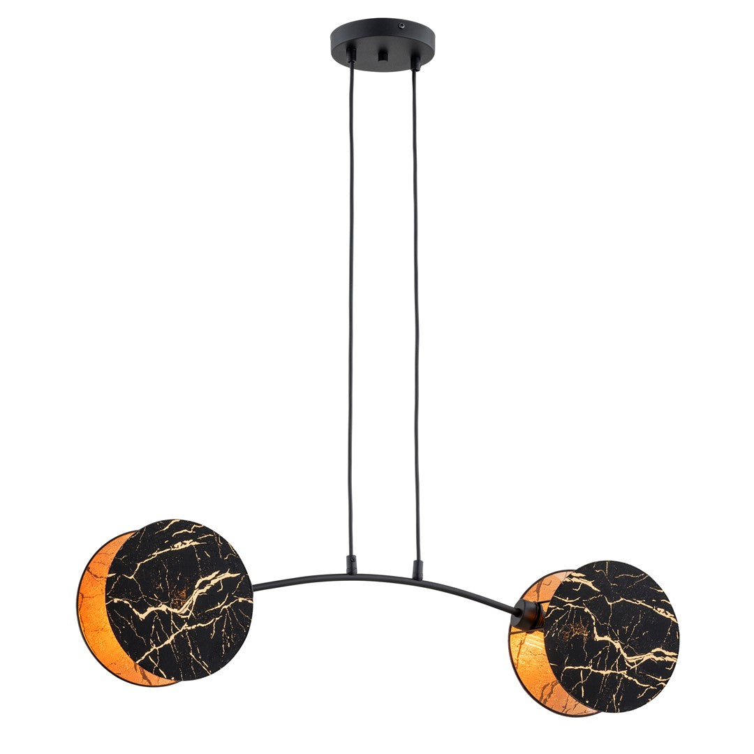 Loftlampe MOTIF 2 - Sort / Marmor - Nordic Unique