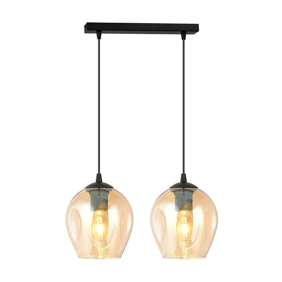 Loftlampe ISTAR 2 Sort / Rav - Nordic Unique