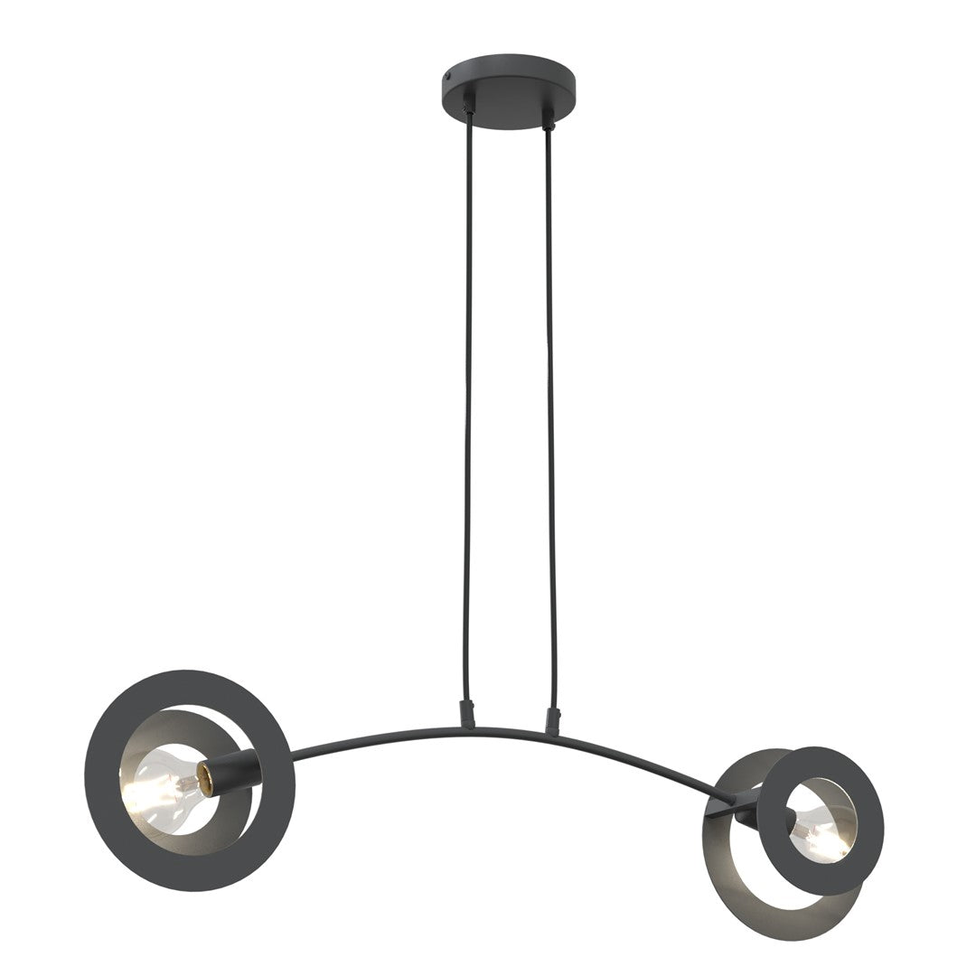 Loftlampe EUFORIA 2 - Sort - Nordic Unique