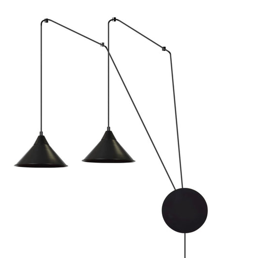 Loftlampe ABRAMO 2 - Sort - Nordic Unique
