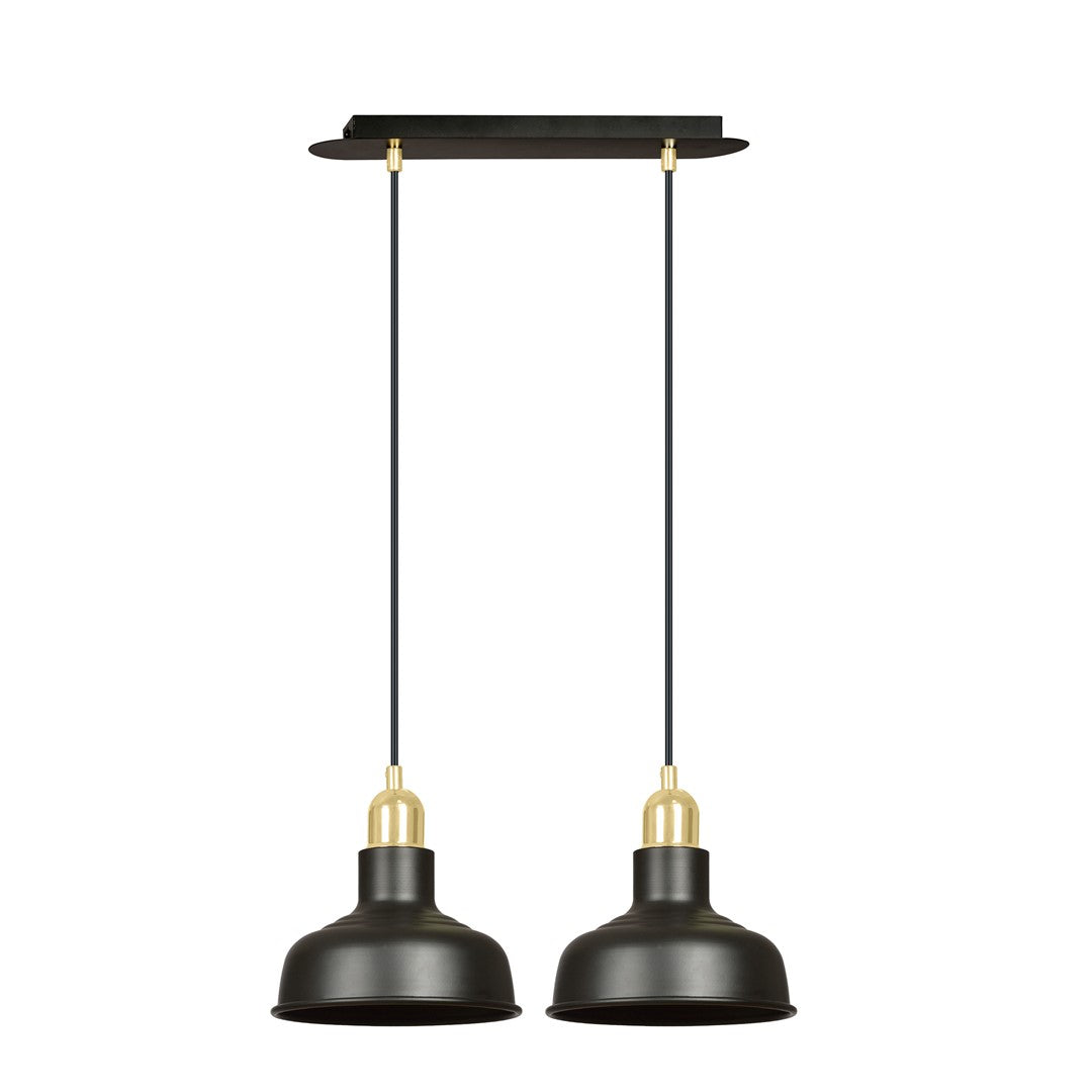 Loftlampe IBOR 2 - Sort / Guld - Nordic Unique