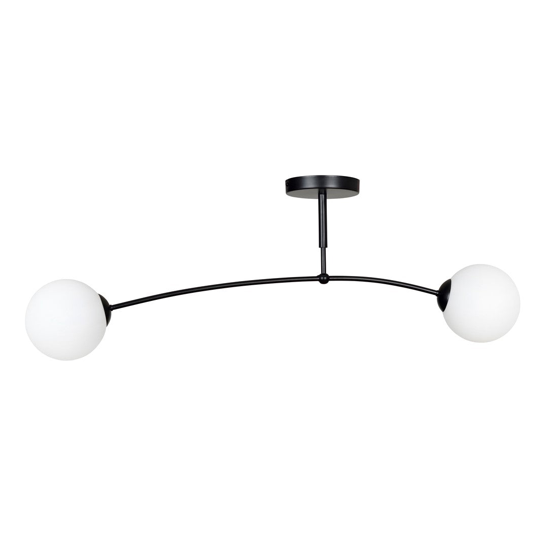 Loftlampe PREGOS 2 - Sort / Hvid - Nordic Unique