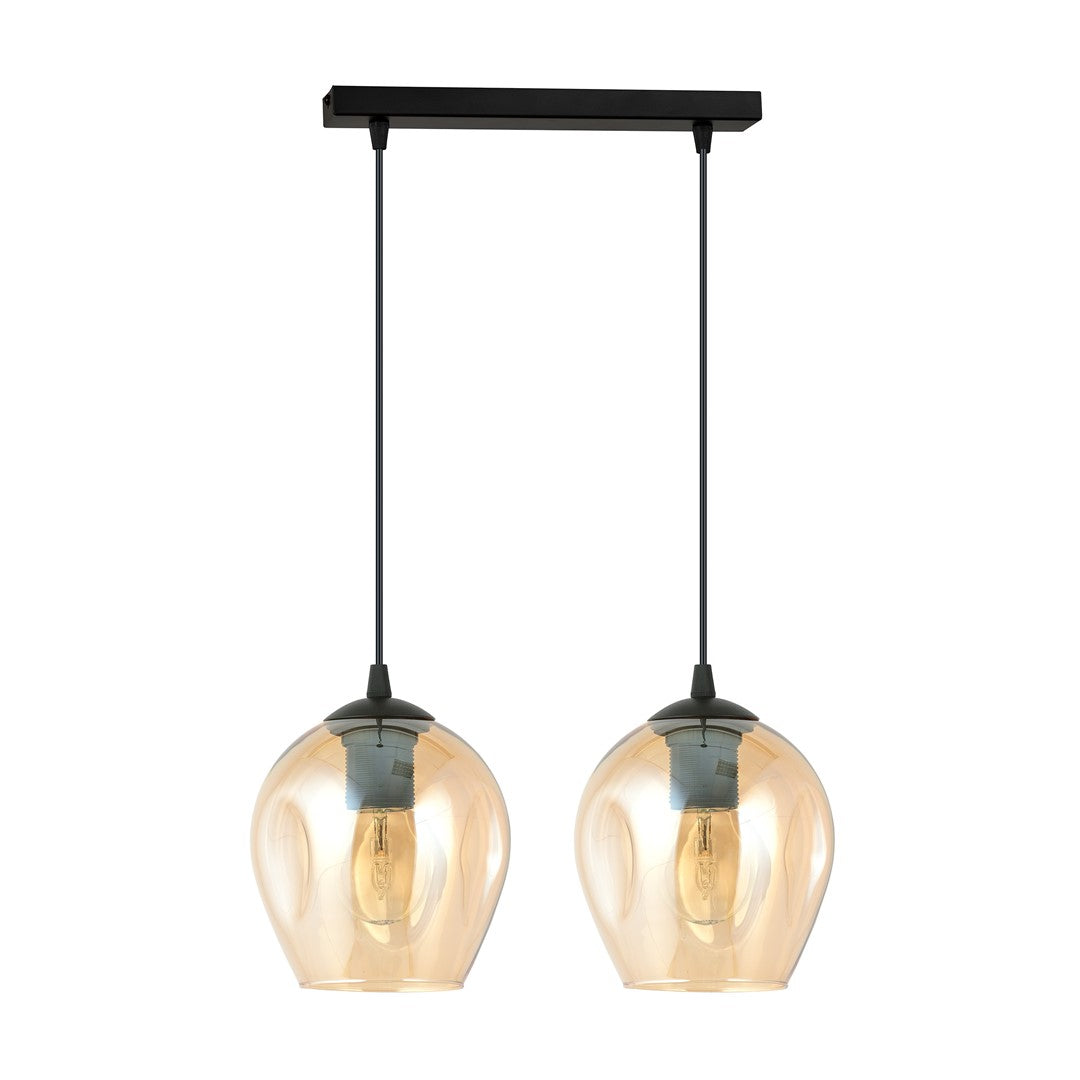 Loftlampe ISTAR 2 Sort / Rav - Nordic Unique