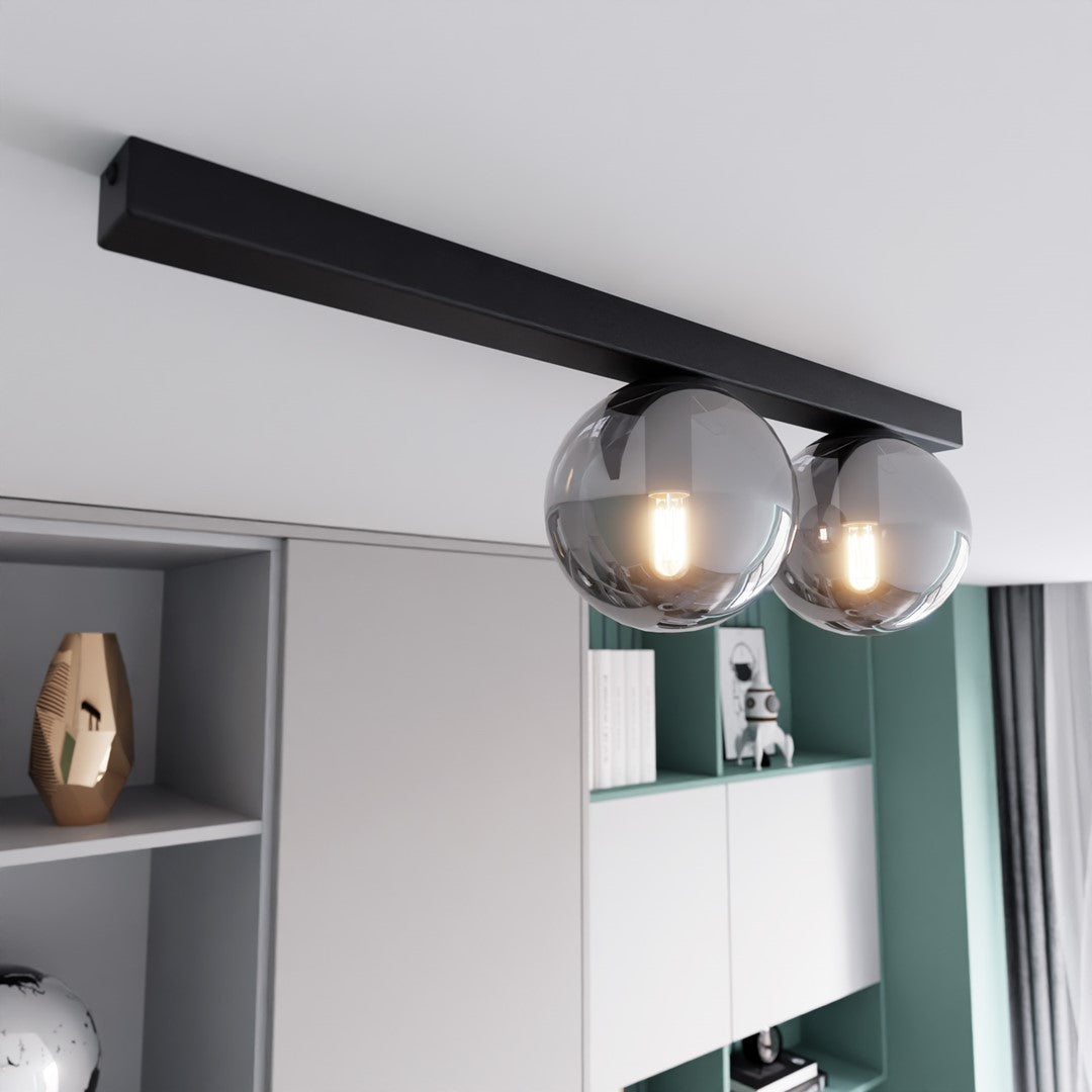 Loftlampe FIT 2 - Sort / Grafit - Nordic Unique