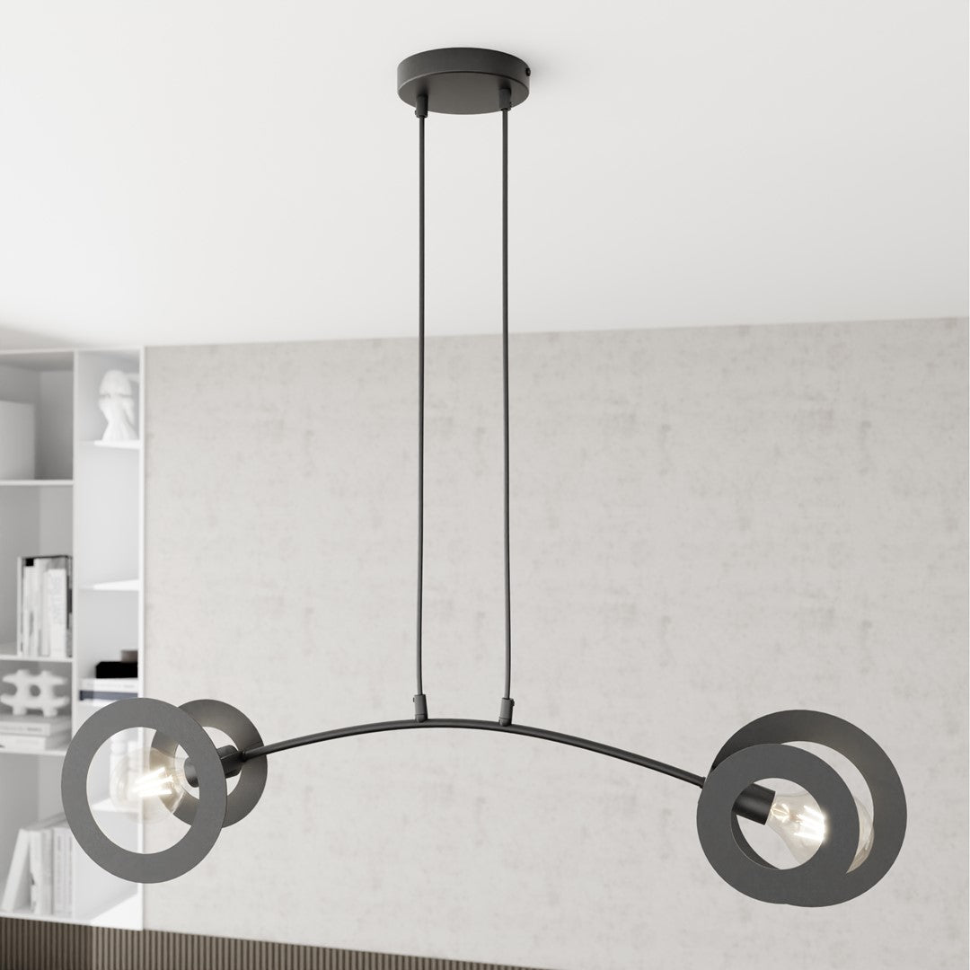 Loftlampe EUFORIA 2 - Sort - Nordic Unique