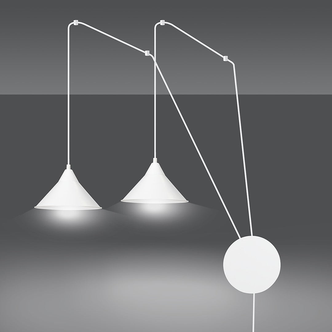 Loftlampe ABRAMO 2 - Hvid - Nordic Unique
