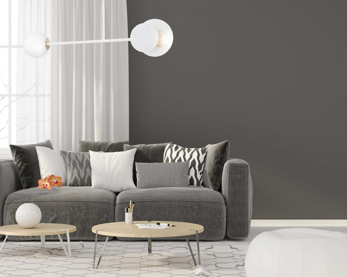 Loftlampe MINERVA 2 - Hvid - Nordic Unique