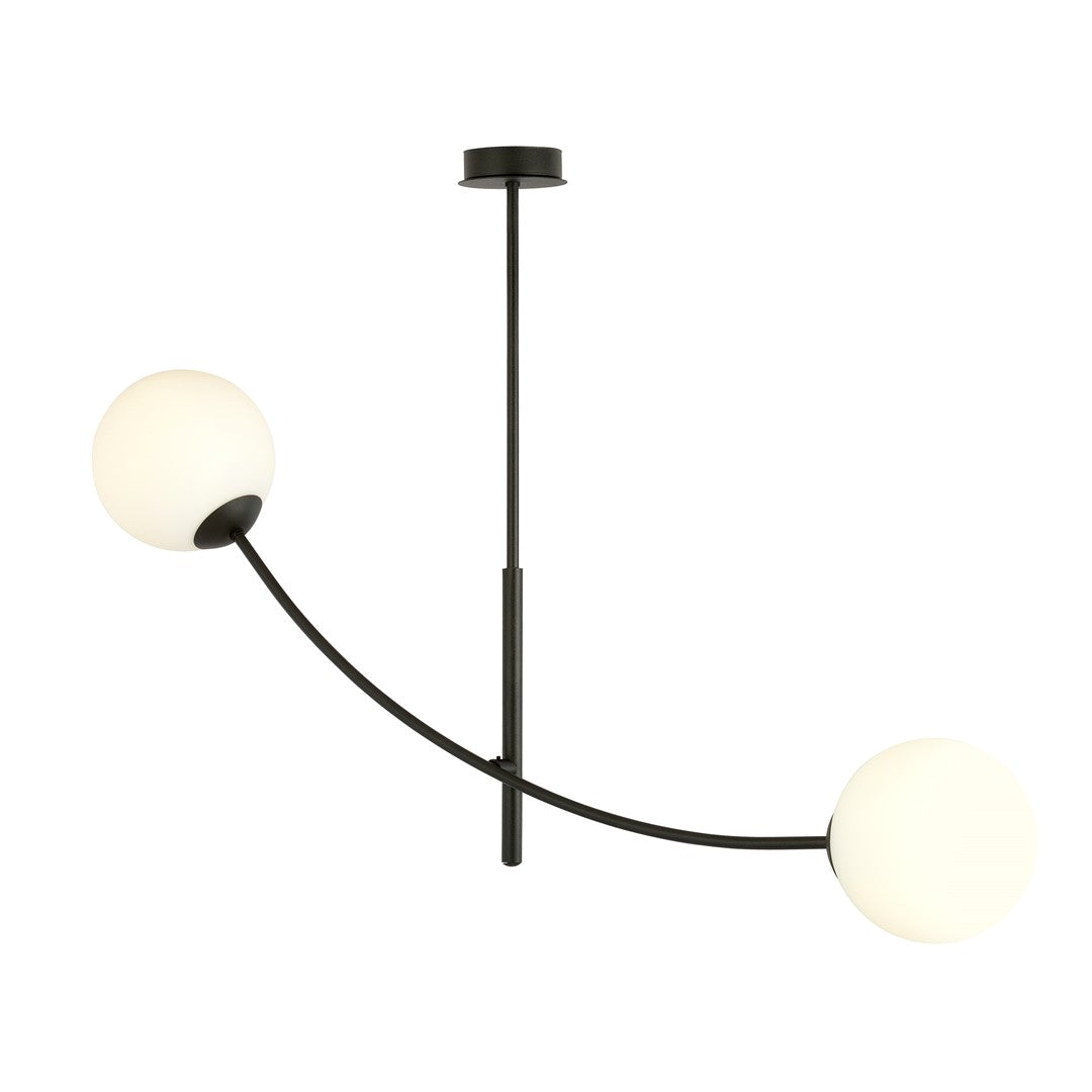Loftlampe HUNTER 2 - Sort / Hvid - Nordic Unique