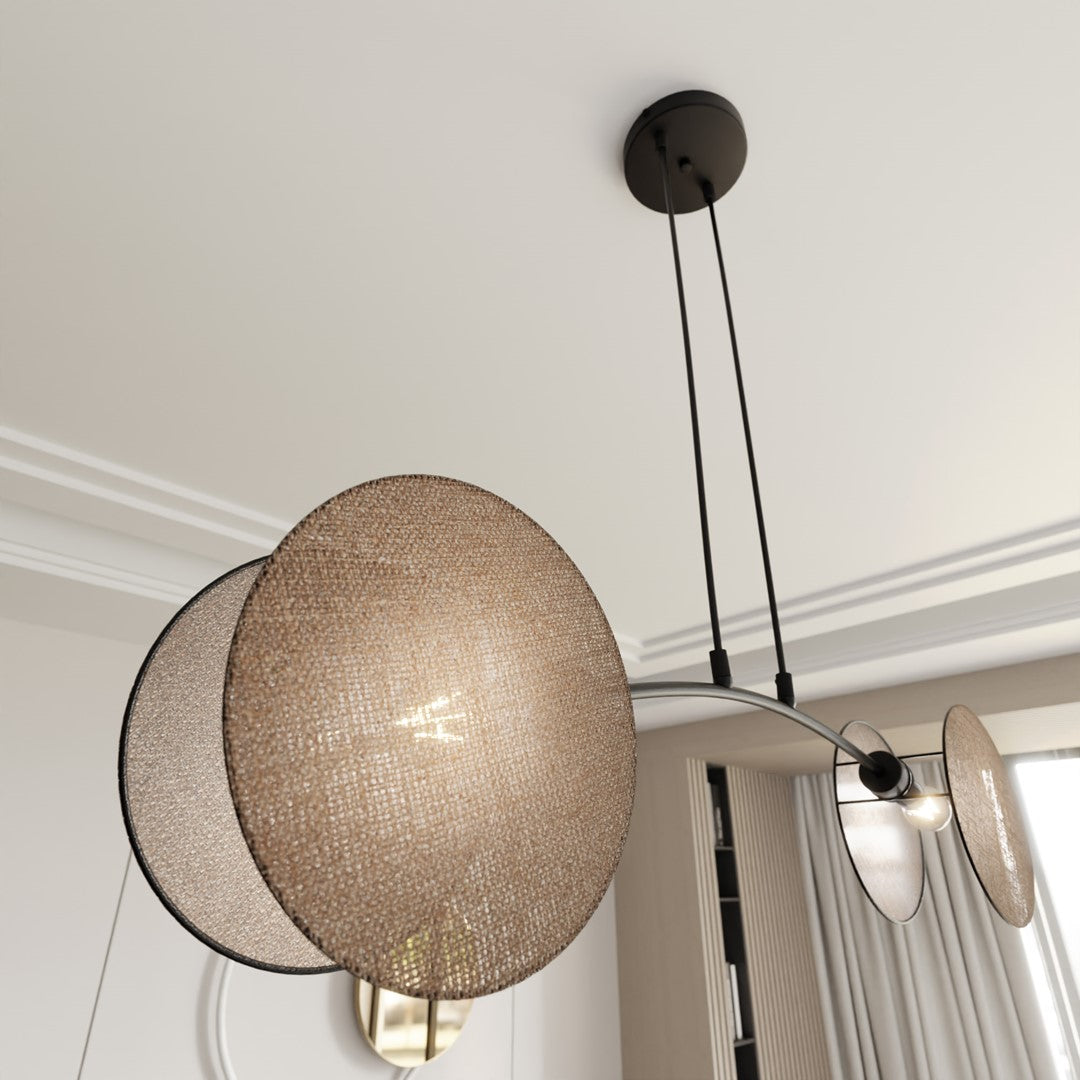 Loftlampe MOTIF 2 - Sort / Beige - Nordic Unique