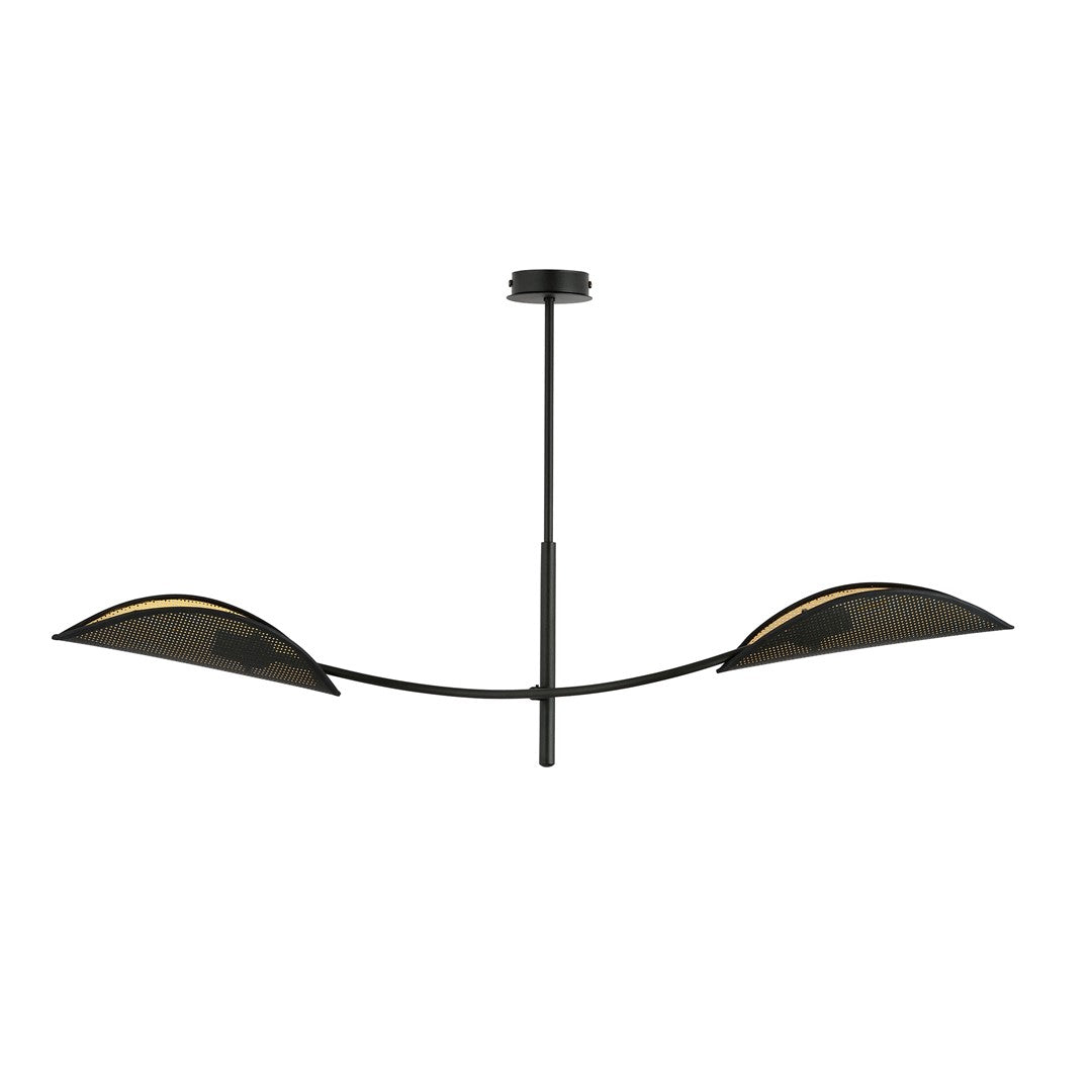 Loftlampe LOTUS 2 - Sort / Guld - Nordic Unique