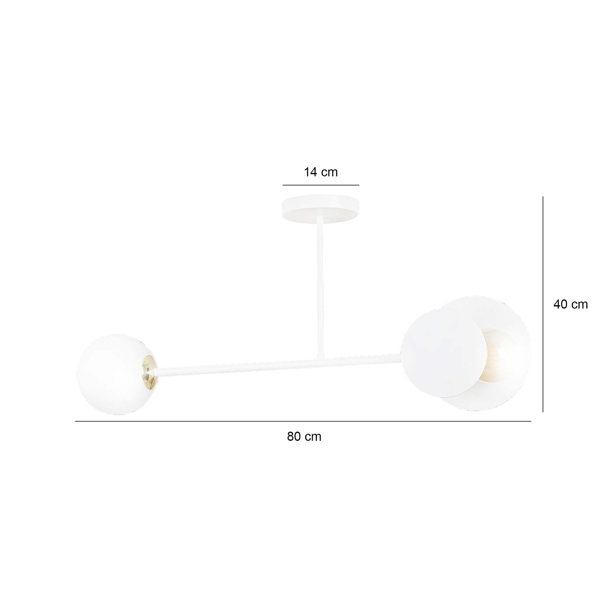 Loftlampe MINERVA 2 - Hvid - Nordic Unique