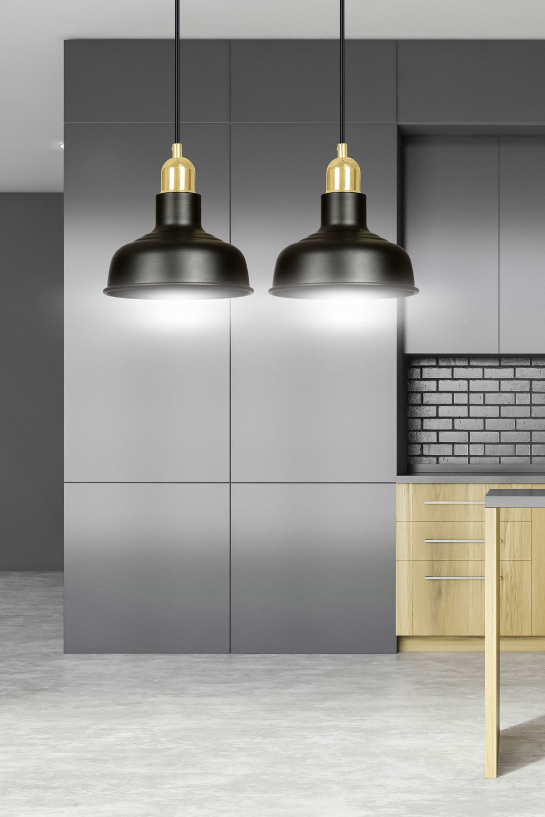 Loftlampe IBOR 2 - Sort / Guld - Nordic Unique