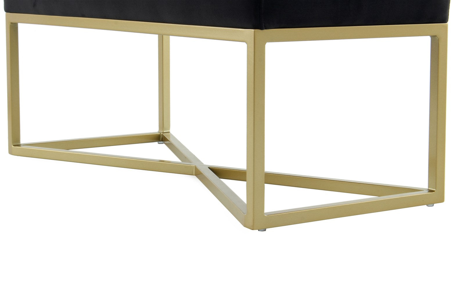 Bænk Diaz 100 – Sort / Guld - Nordic Unique