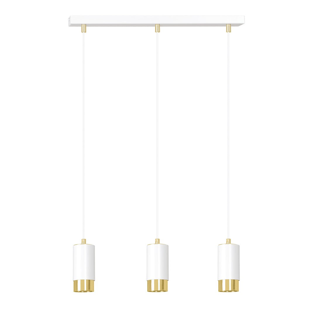 Loftlampe FUMIKO 3 - Hvid / Guld - Nordic Unique