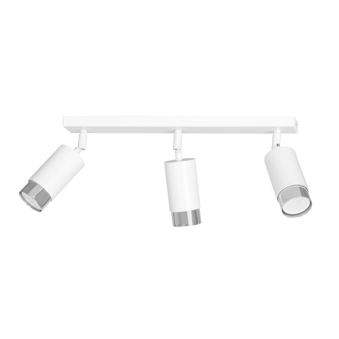 Loftlampe HIRO 3 - Hvid / Krom - Nordic Unique