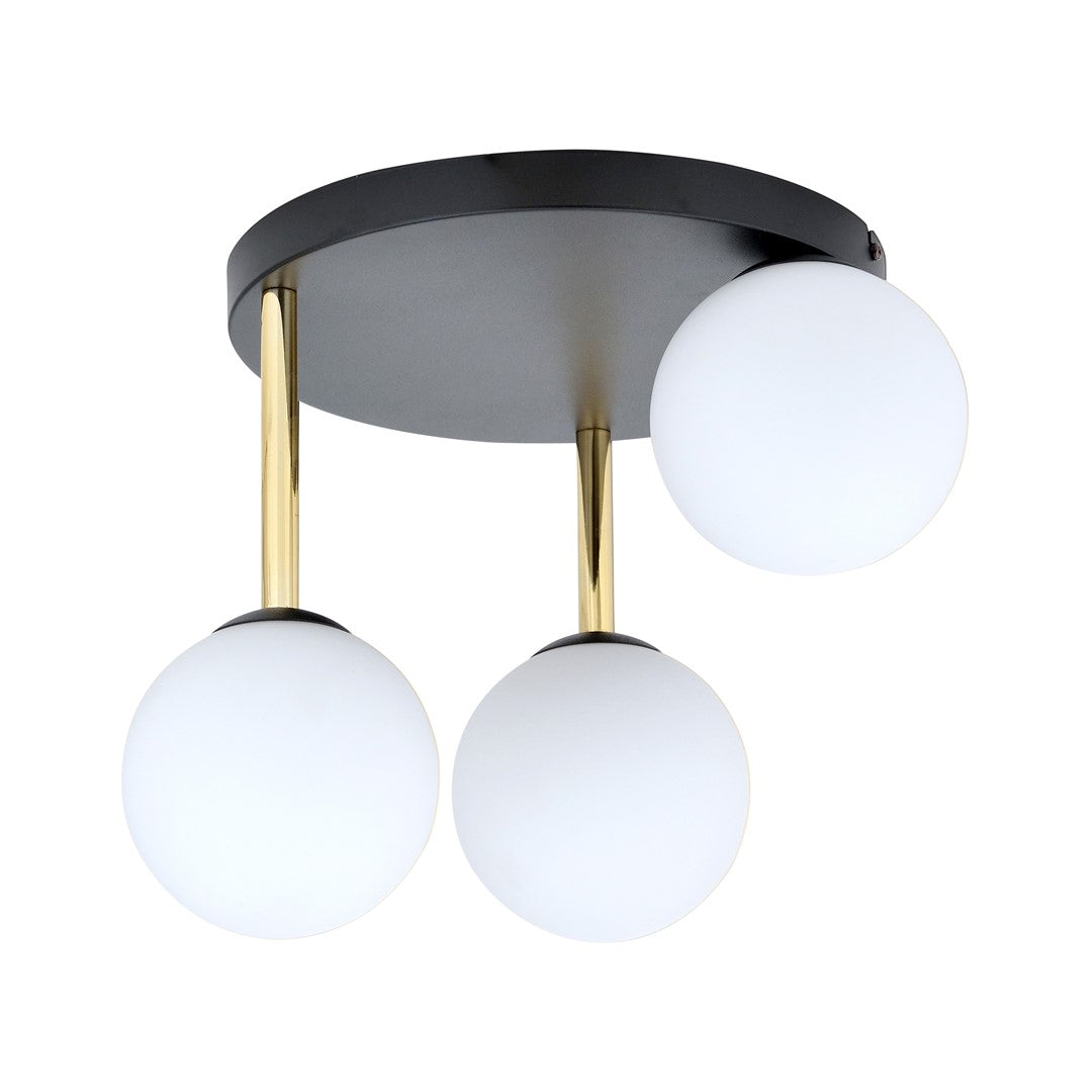 Loftlampe DOLCE 3 - Sort / Hvid - Nordic Unique