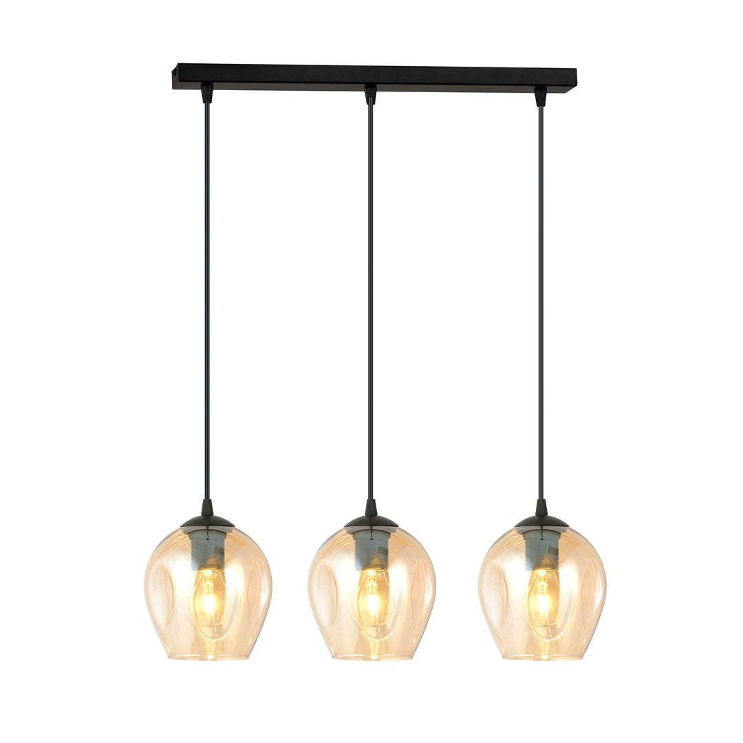 Loftlampe ISTAR 3 - Sort / Rav - Nordic Unique