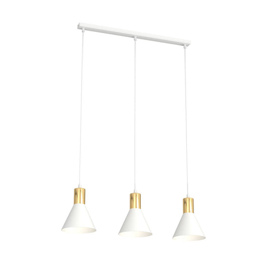 Loftlampe ROSA 3 - Hvid / Guld - Nordic Unique