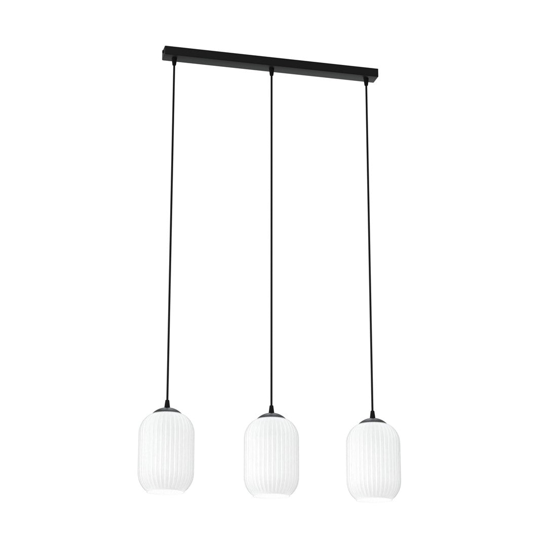 Loftlampe VERDI 3 - Sort / Hvid - Nordic Unique