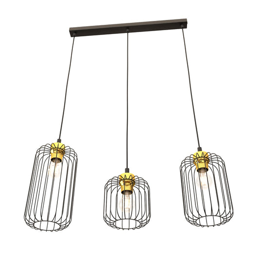 Loftlampe VANDER 3 - Sort / Guld - Nordic Unique