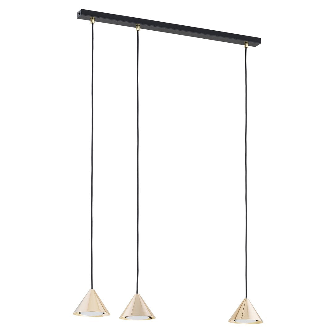 Loftlampe ELIT 3 - Sort / Guld - Nordic Unique
